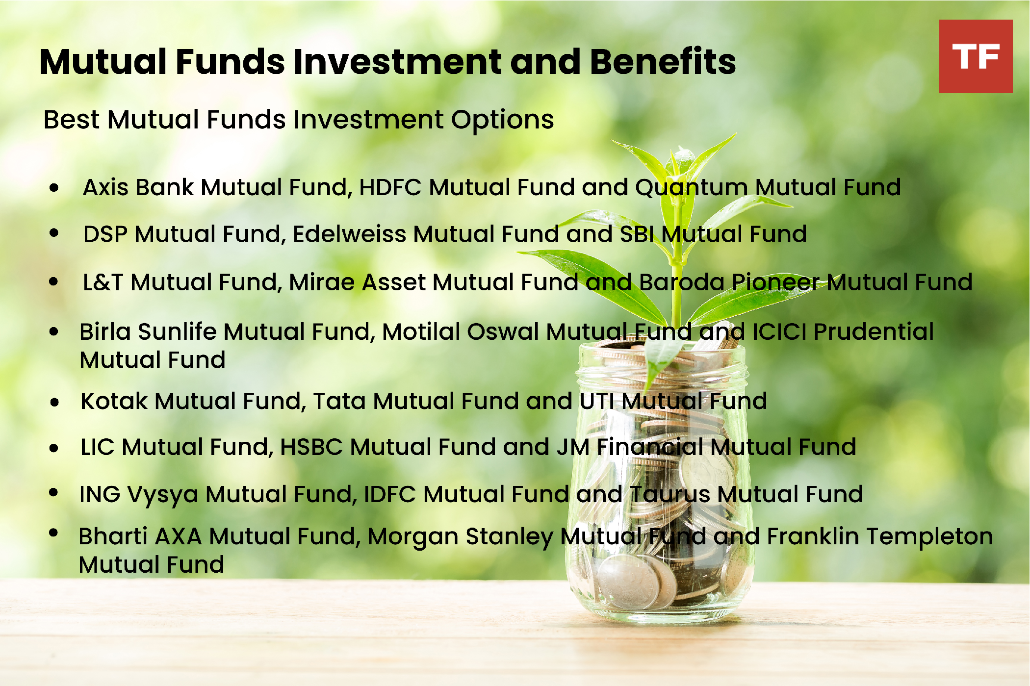 inversión y beneficios de fondos mutuos
